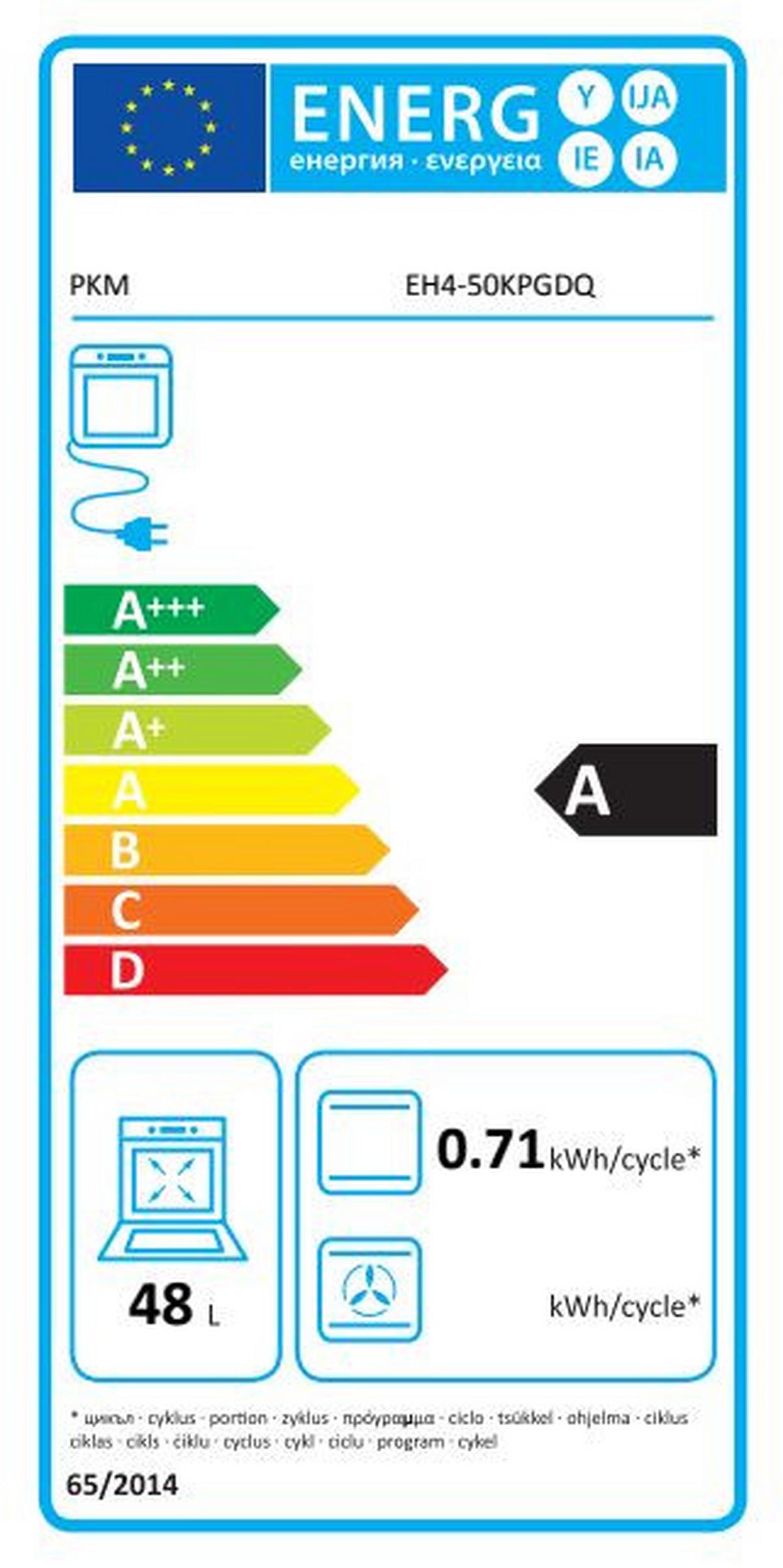 Herd EH4-50KPGDQ Weiß - Weiß, Basics, Metall (49,8/86/61cm) - PKM