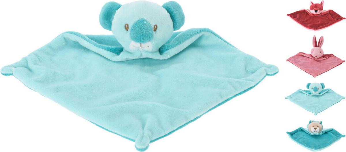 Plüss Alvókendő 339300230 - olajkék/pink, textil (30cm)