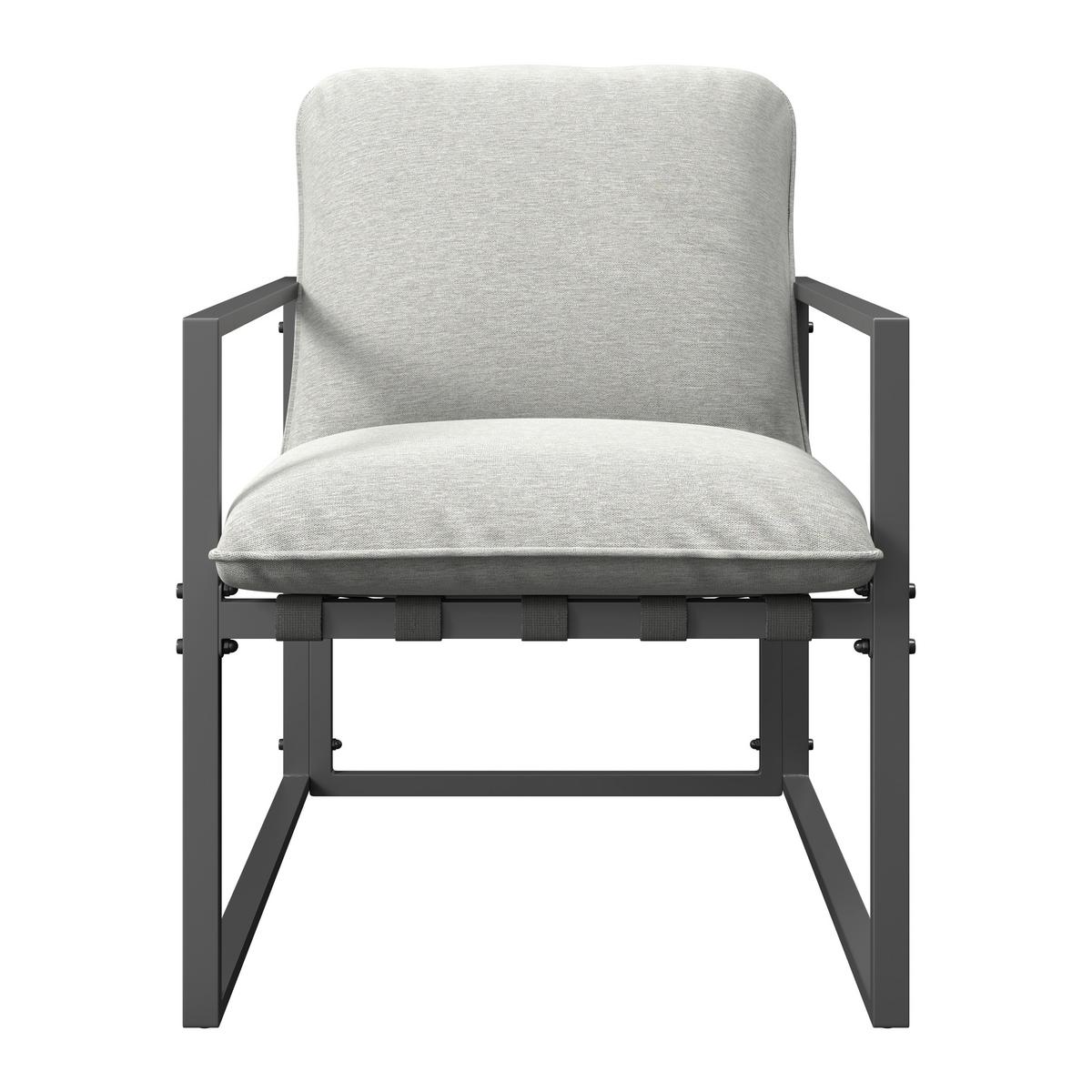 Vrtni Set Lucia - tamno siva/svijetlo siva, Basics, staklo/metal