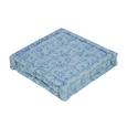 BOXKISSEN Agnes Blau 40x40cm - Blau, MODERN, Textil (40/40/8cm) - Mömax modern living