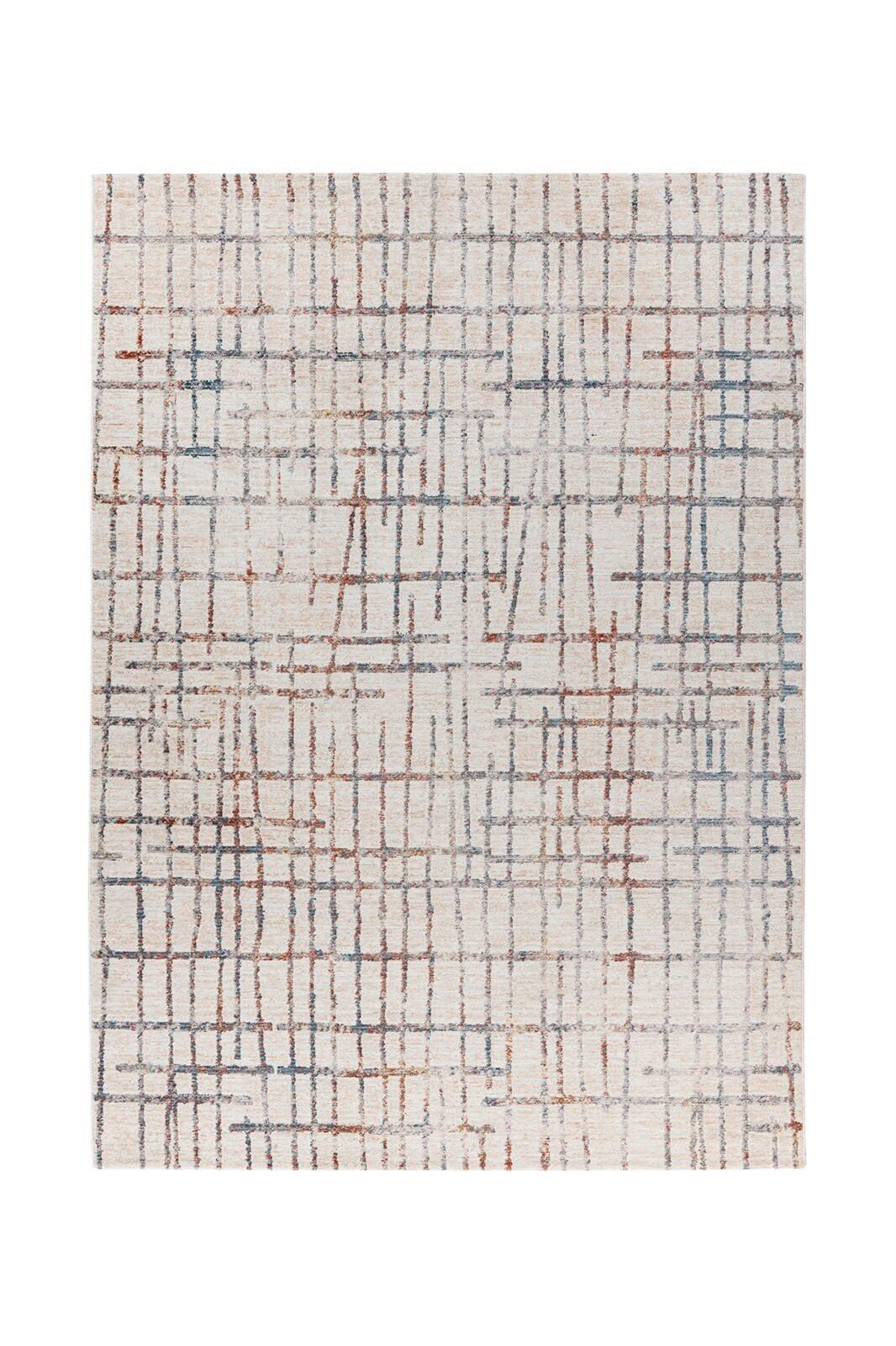 Flachwebeteppich Jaka 225 Creme / Multi - Multicolor/Creme, Konventionell, Textil (160/230cm) - Kayoom