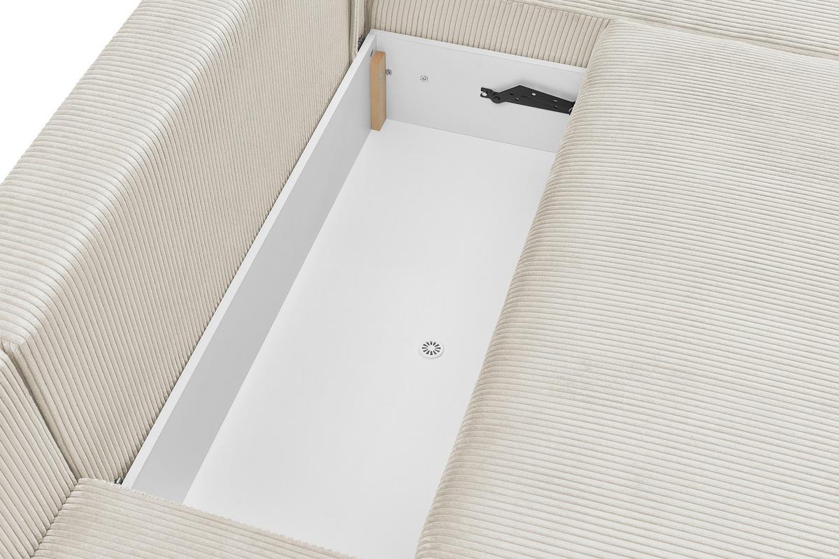 Coltar Kim - crem, Modern, lemn (146/313/160cm) - Modern Living