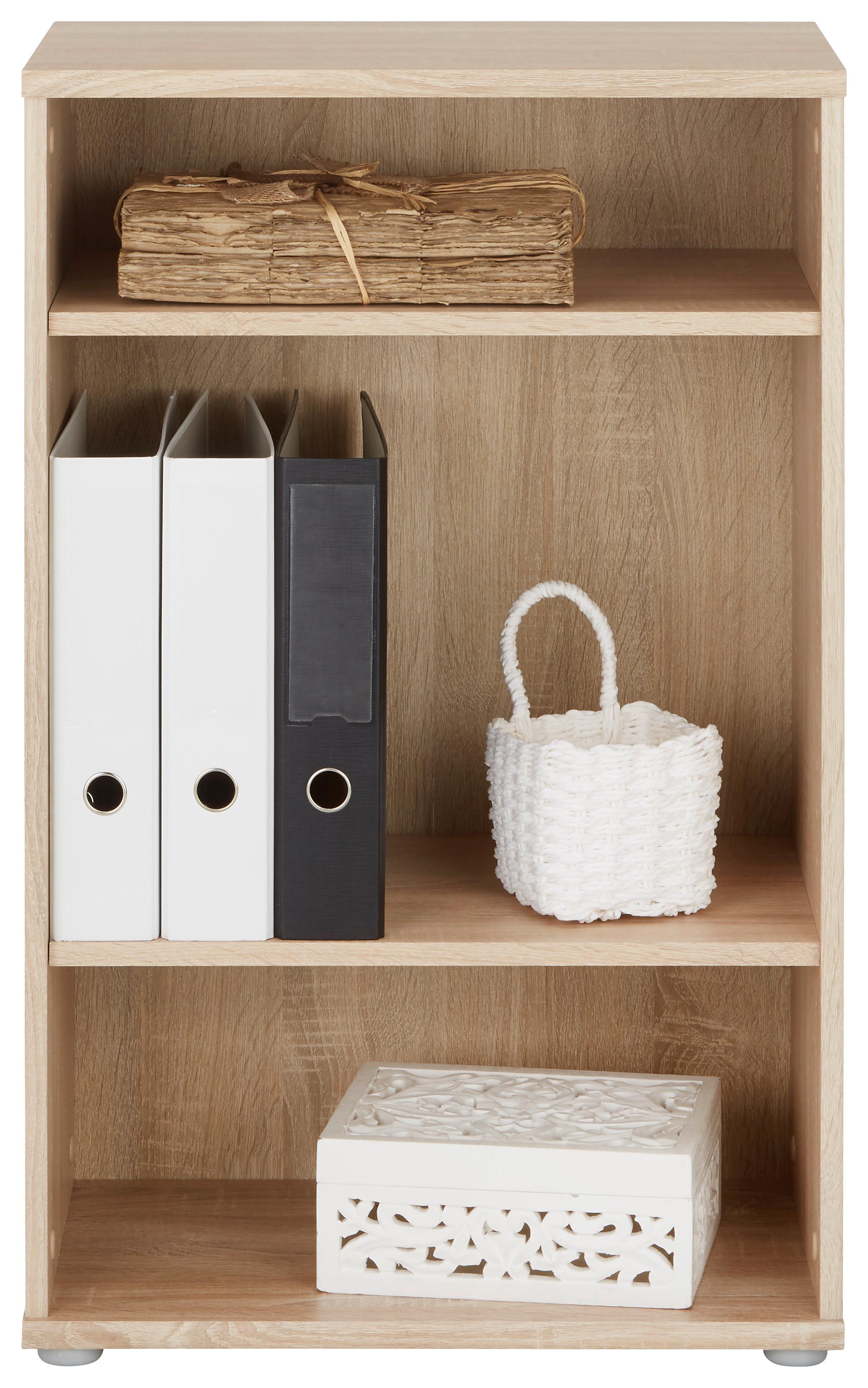 Regal Sonoma Eiche - Grau/Sonoma Eiche, MODERN, Holzwerkstoff/Kunststoff (54/85/34cm) - Modern Living