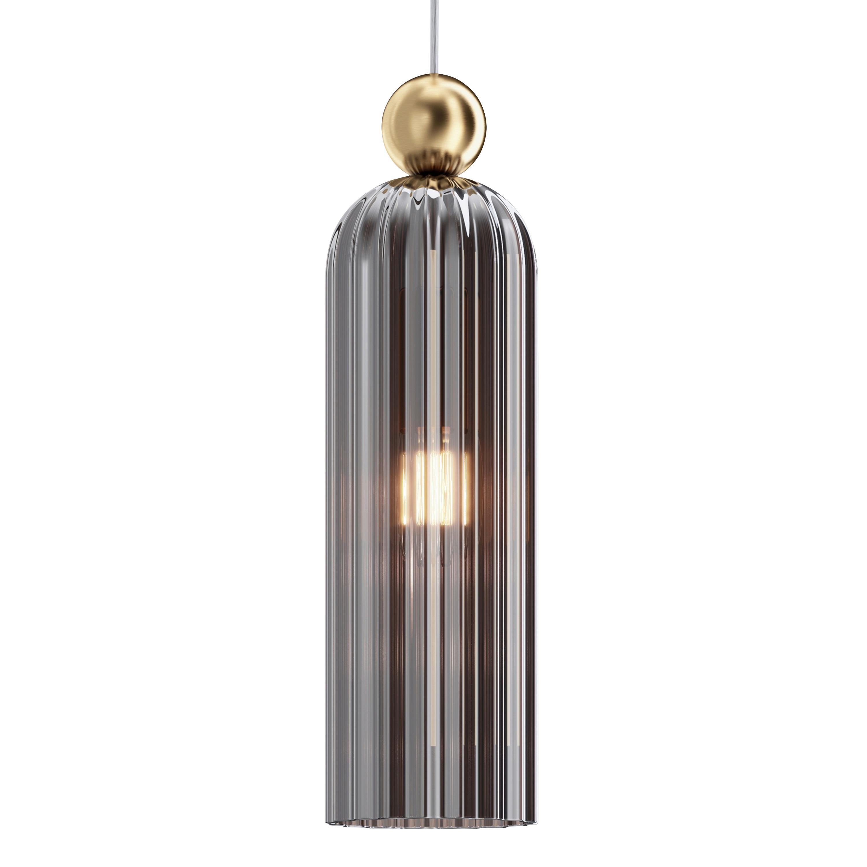 Pendelleuchte Antic Goldfarben max. 40 Watt - Goldfarben, Glas/Metall (10/34,7/10cm) - MAYTONI