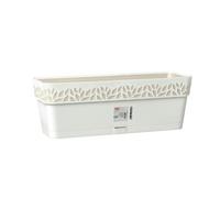 Virágláda Cloe - krémszínű, Basics, műanyag (17/18/50cm)