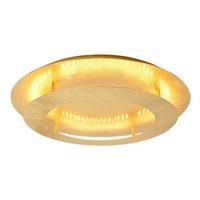 Led Stropna Svjetiljka Merle - zlatne boje, Design, metal (40/40/8cm)