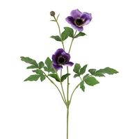 Művirág Molly - lila/zöld, Basics, műanyag/textil (70cm)