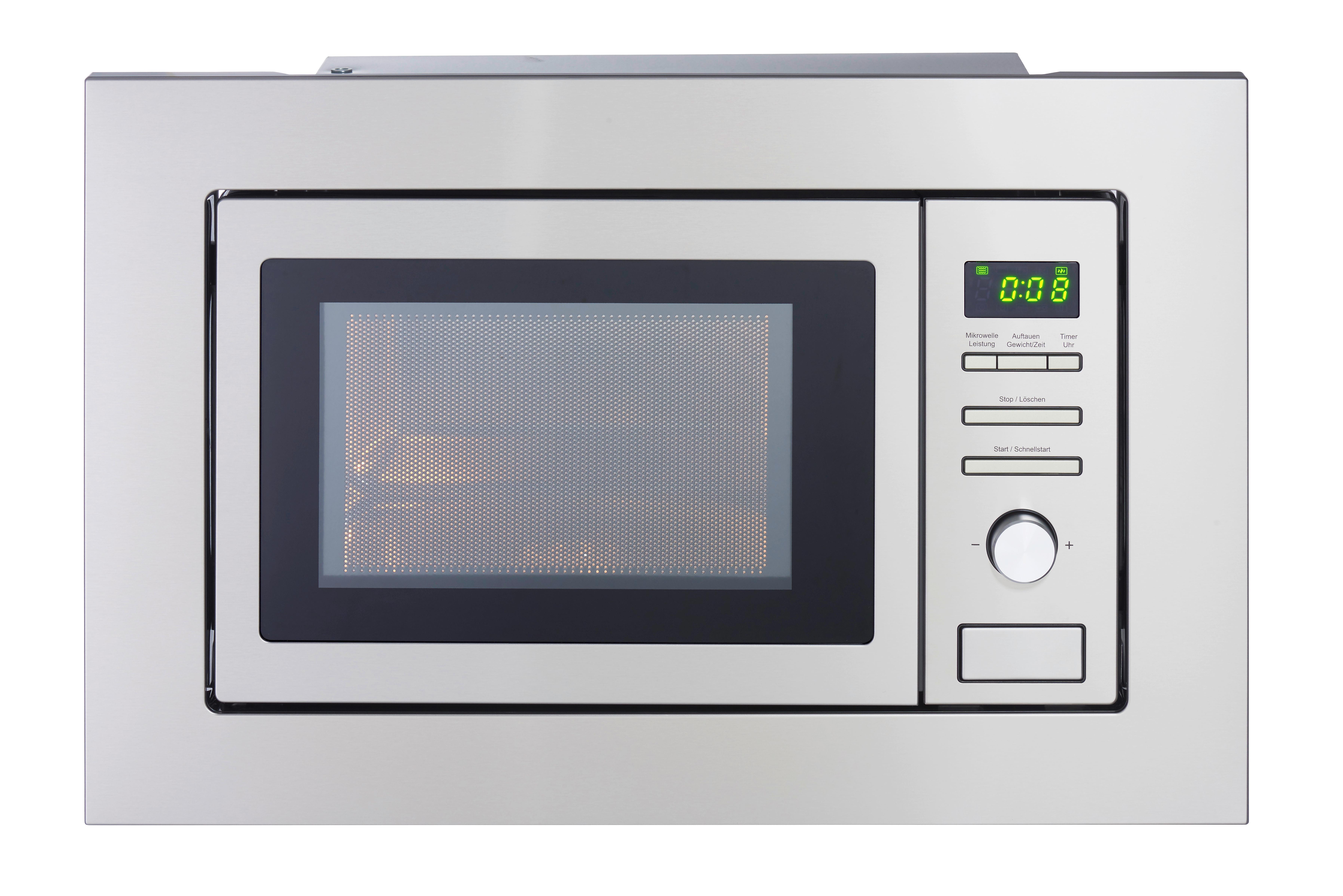 Einbaumikrowelle MW820-EBM - Edelstahlfarben, Trend, Glas/Metall (59,5/38,2/34,4cm) - PKM