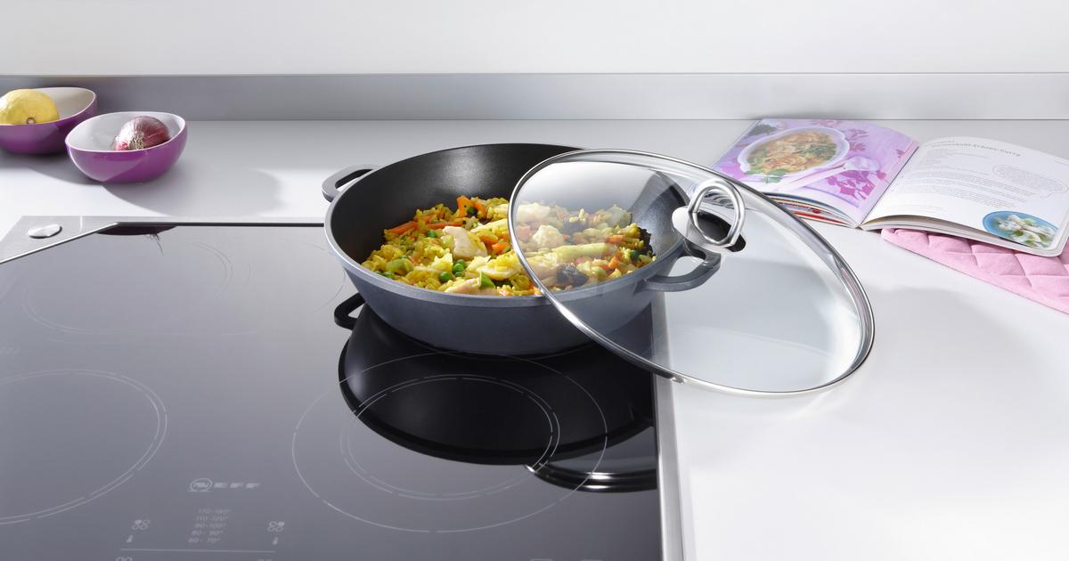 Kochtopfset Mia Schwarz, 6-teilig - Klar/Transparent, Konventionell, Glas/Kunststoff - Mömax