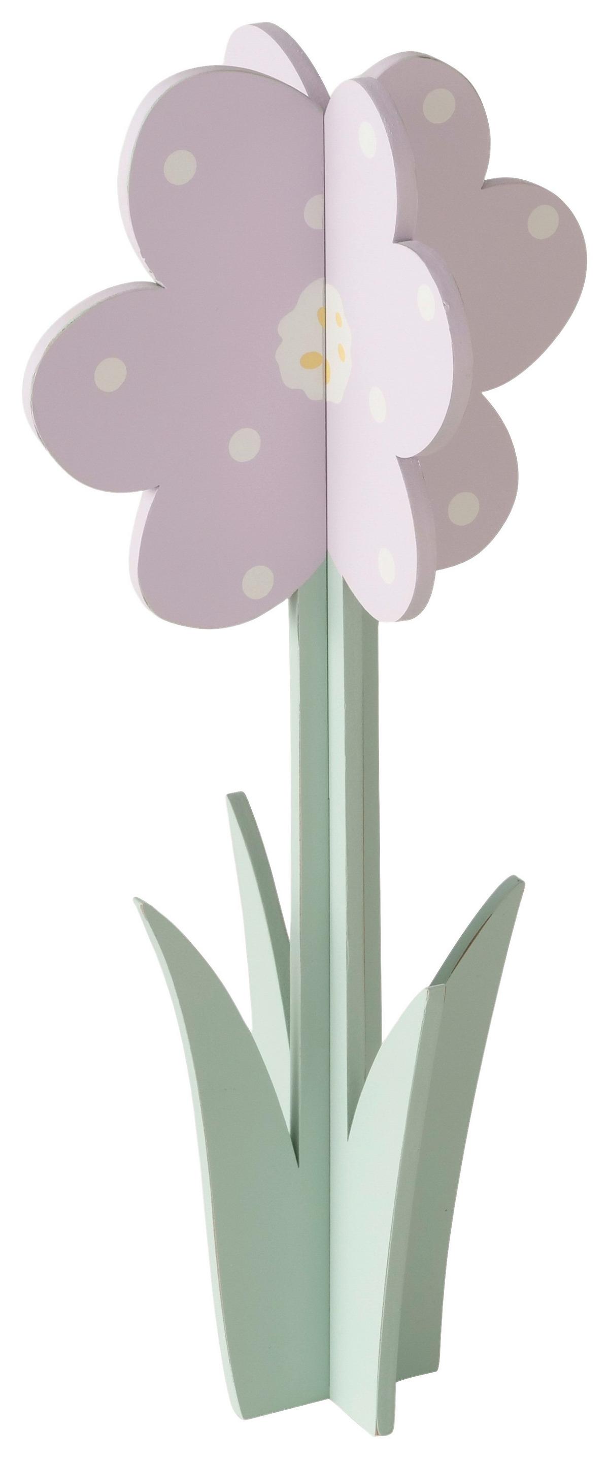 Dekoblume Luria I diverse Farben - Hellrosa/Lila, Basics, Holzwerkstoff (9,8/24,5/9,8cm) - Mömax