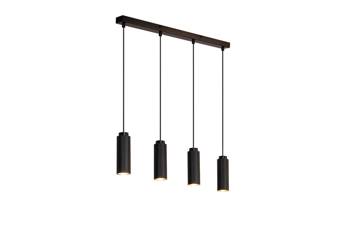 LAMPA WISZĄCA MIAMI - czarny, Trend, metal (65/9/120cm) - Novel