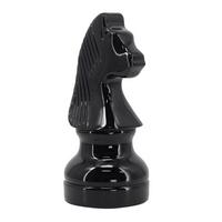 FIGURA SZACHOWA NY9779200 - czarny wysoki połysk, Lifestyle, tworzywo sztuczne (10,5/22cm) - Ambia Home