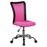 Mladinski Vrtljivi Stol Lukas - barve kroma/pink, Moderno, kovina/umetna masa (60/100/60cm) - MID.YOU