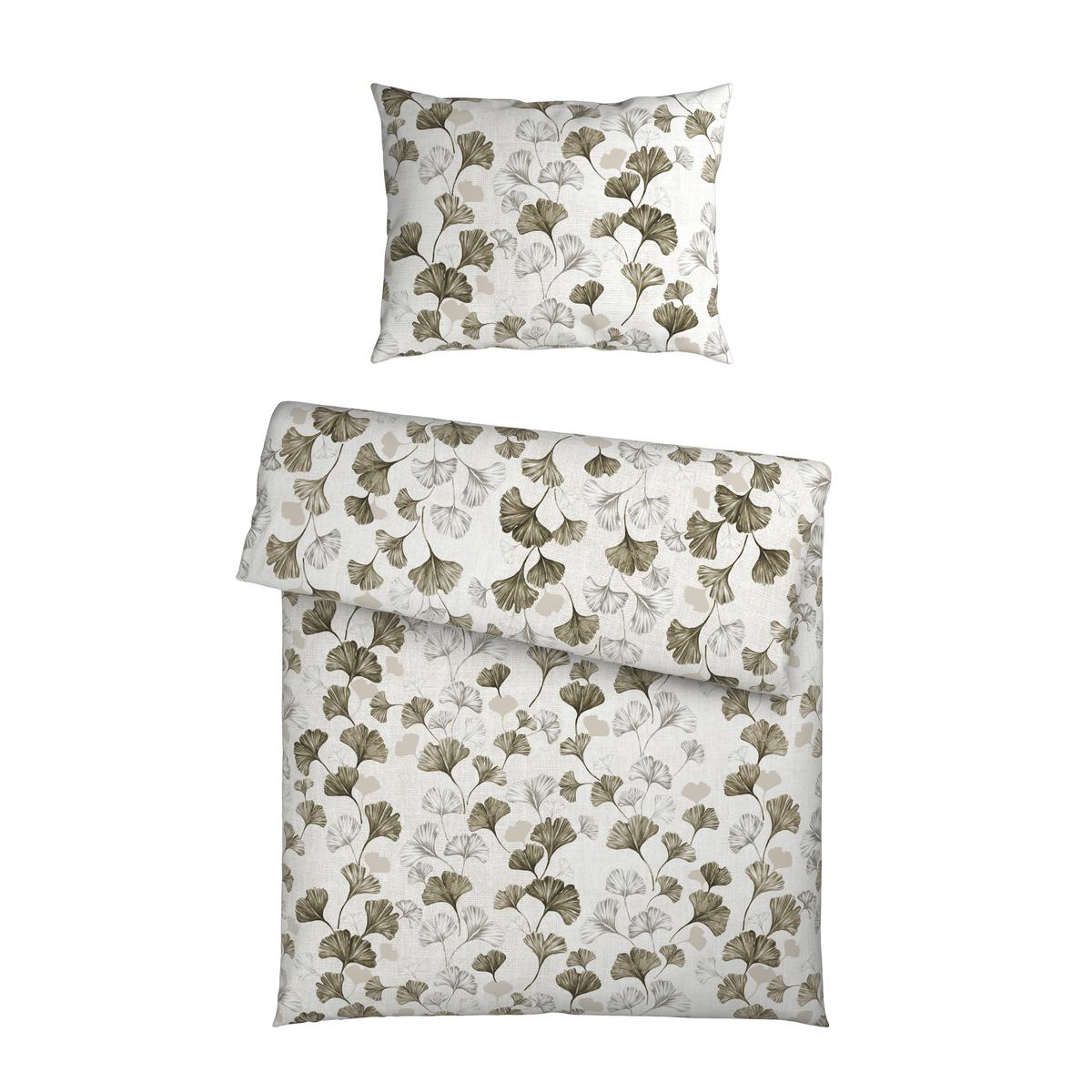 Bettwäsche Yuki Weiß ca. 140x200cm - Weiß, MODERN, Textil (140/200cm) - Mömax