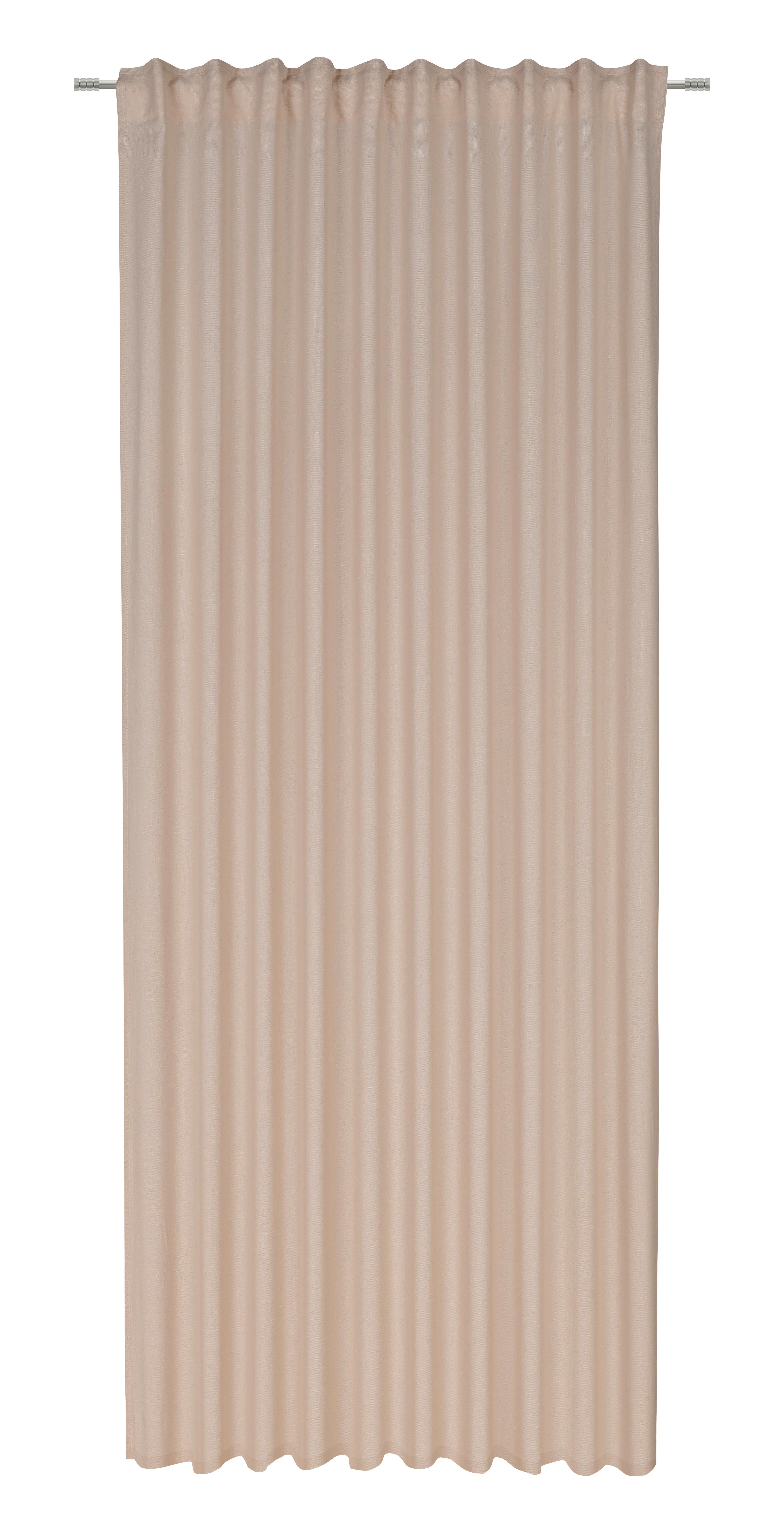 Fertigvorhang Sila in Beige ca. 140x255cm - Beige, MODERN, Textil (140/255cm) - Modern Living