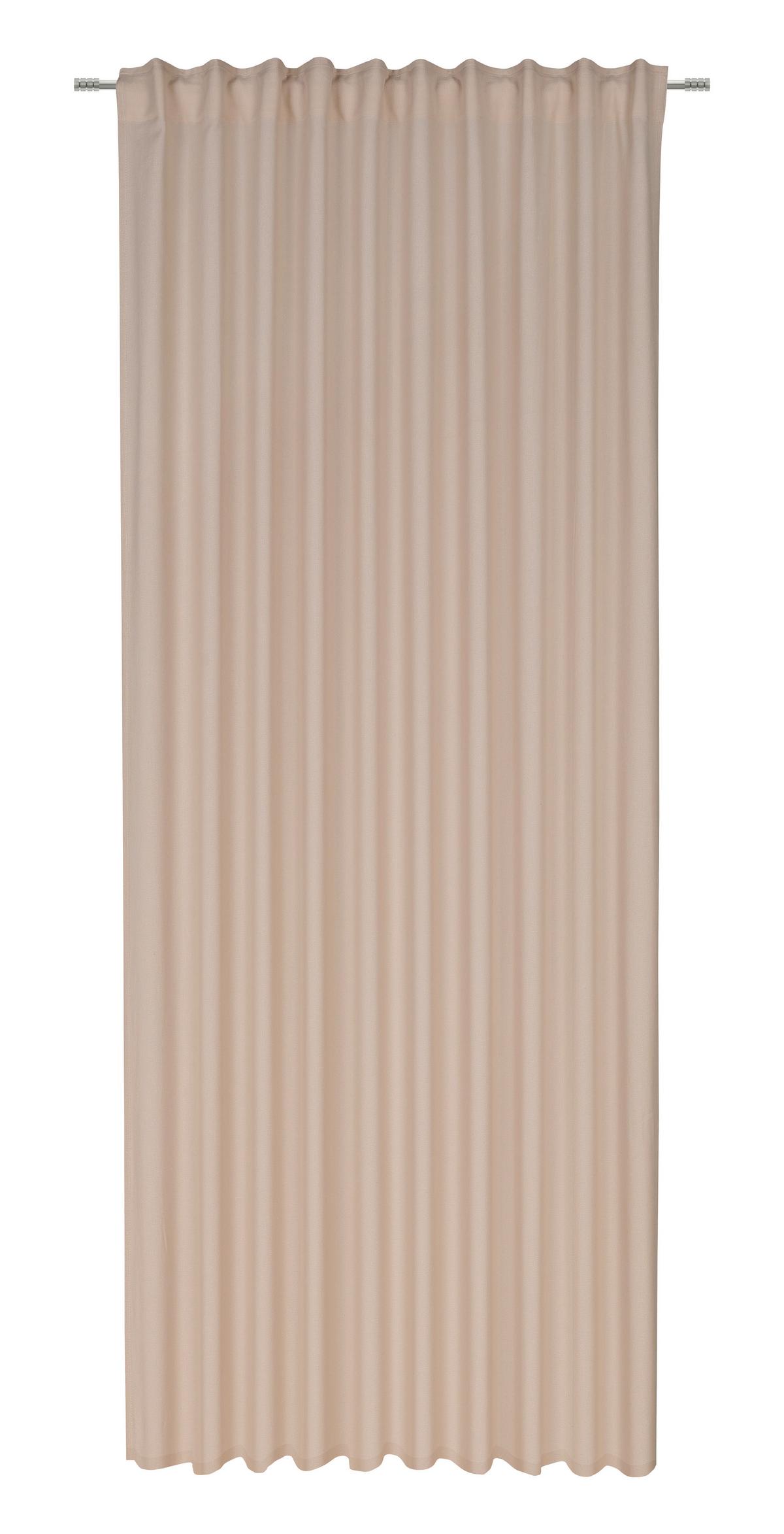 Fertigvorhang Sila in Beige ca. 140x255cm - Beige, Modern, Textil (140/255cm) - Modern Living