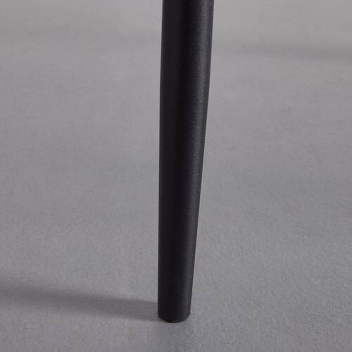 KRZESŁO Z PODŁOKIETNIKAMI LANI - czarny/szary, Modern, metal/drewno (55/76/57cm) - Bessagi Home