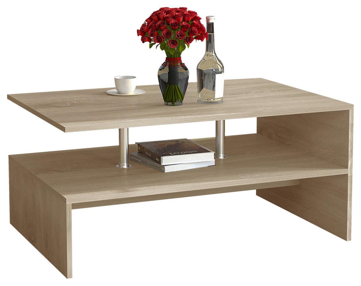 COUCHTISCH MALISO L - Sonoma Eiche, Design, Holzwerkstoff (90/60/42cm) - MID.YOU