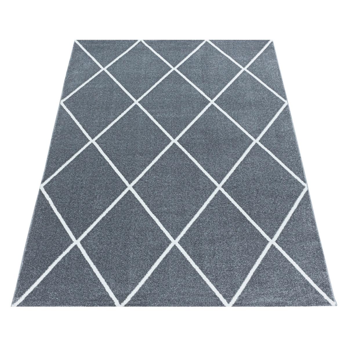 Hochflorteppich Rio Silberfarben ca. 80x150cm - Silberfarben, Basics, Textil (80/150cm)
