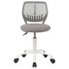 SNURRSTOL FÖR UNGDOMAR KIRA - vit/grå, Modern, metall/trä (40/87/44cm) - Mömax