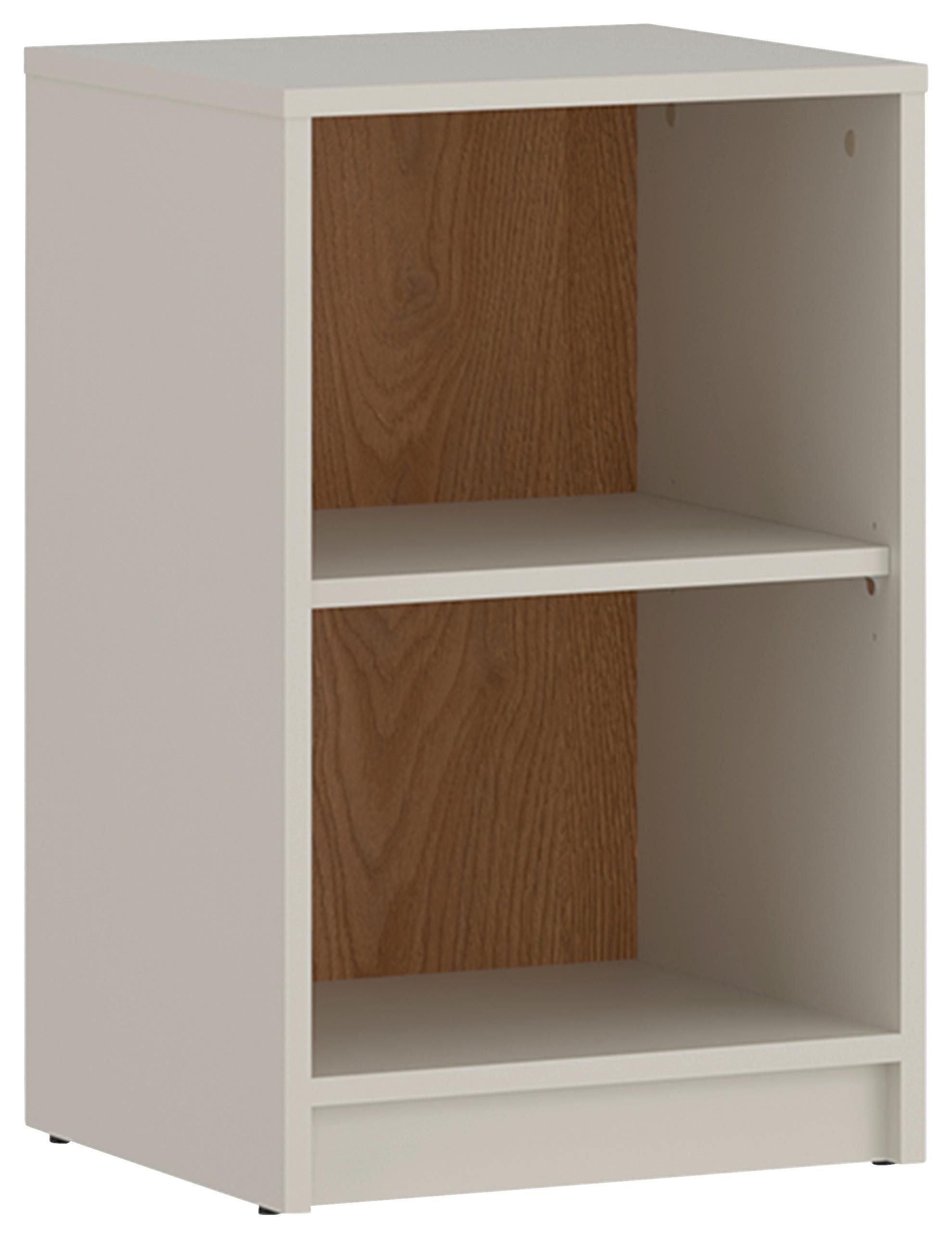 Regal Fano, Barva Hrasta, Kašmir - kašmir/črna, Moderno, umetna masa/leseni material (40/64,1/40cm) - Modern Living