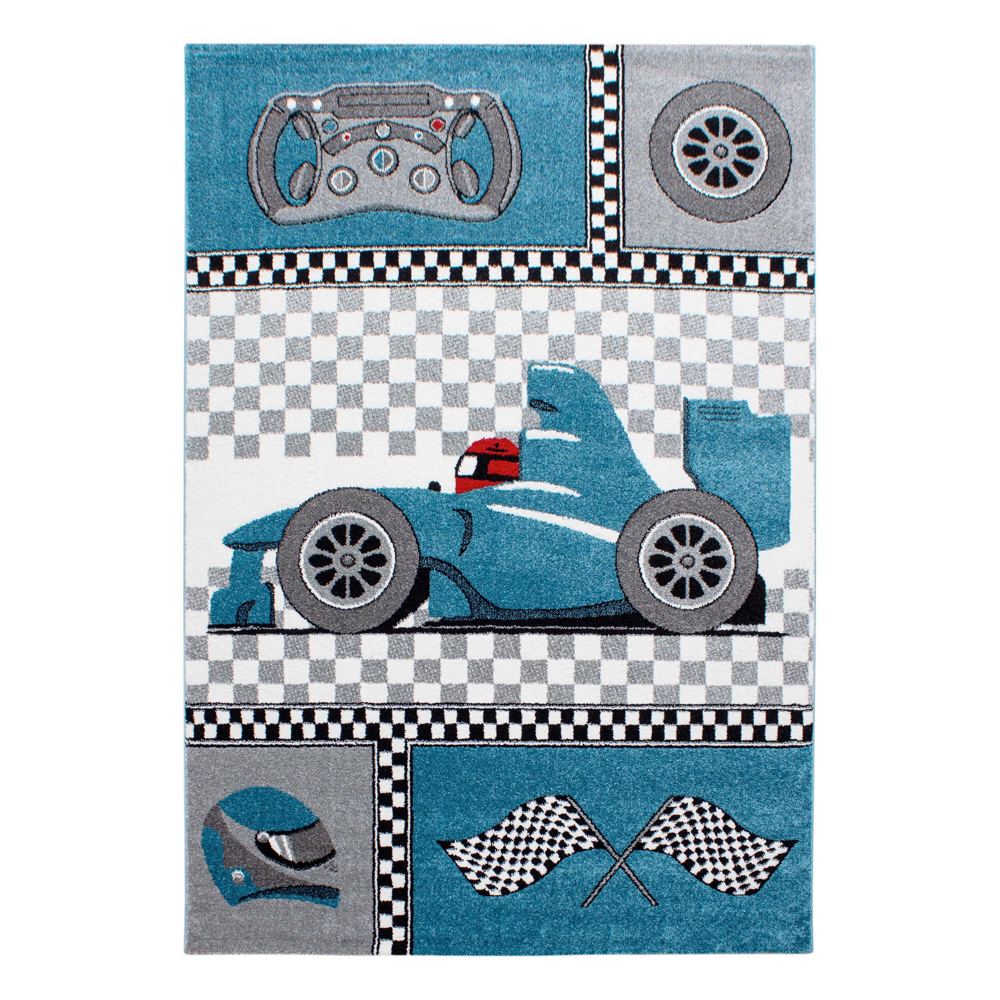 Otroška Preproga Kids, Modra, 140x200cm - modra, Trend, tekstil (140/200cm) - Ben'n'jen