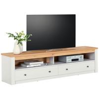 Tv-element Rovigio, Barva Macesna, Bela - bela/barve macesna, Konvencionalno, kovina/umetna masa (201/52/42cm) - Landscape