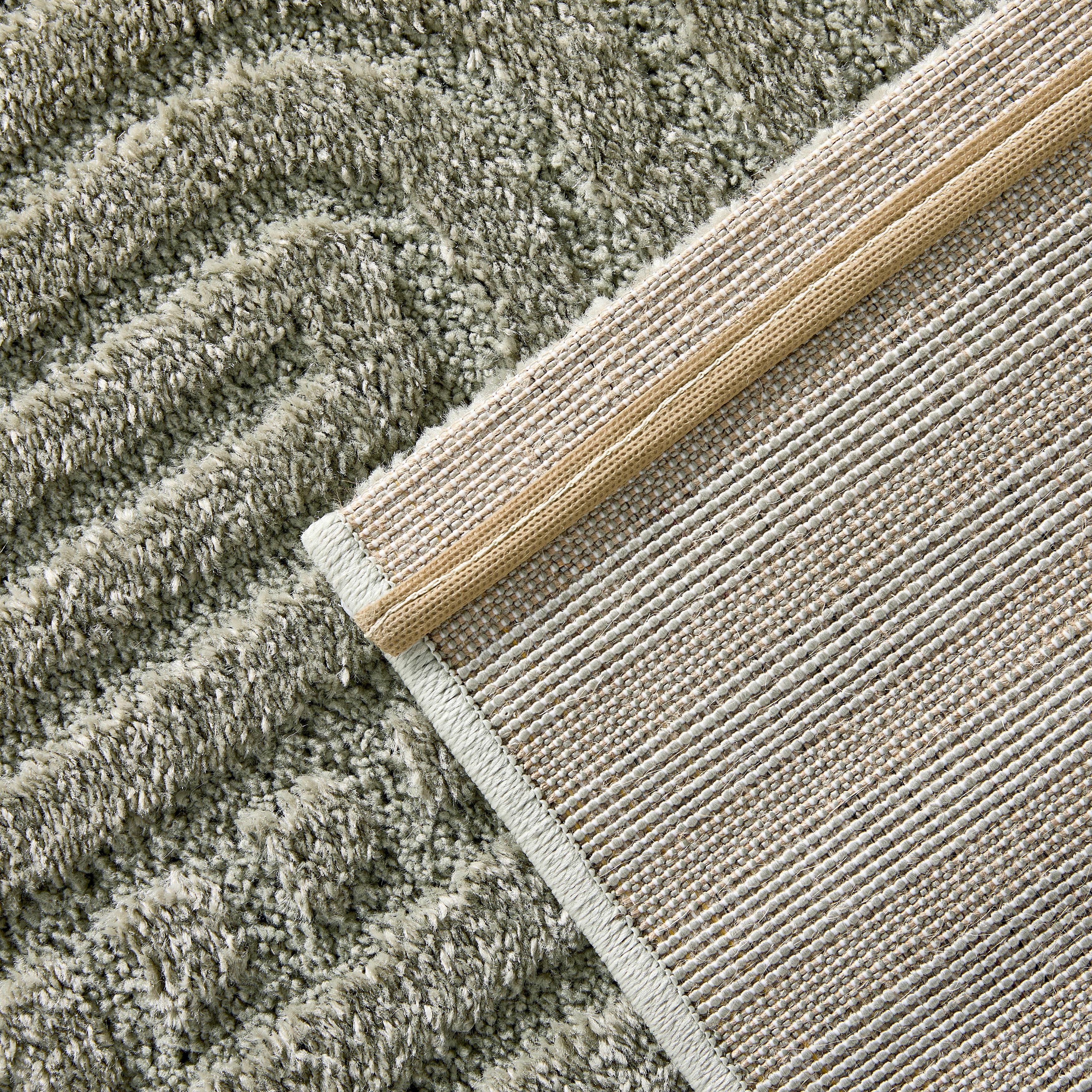 VÄVD MATTA ELIO 1 - grön, Klassisk, textil (80/150cm) - Mömax