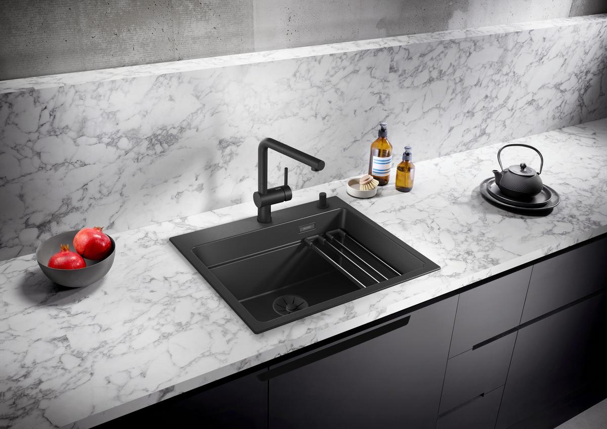 Einbauspüle Etagon 6 Black Edition - MODERN (60/51cm) - Blanco