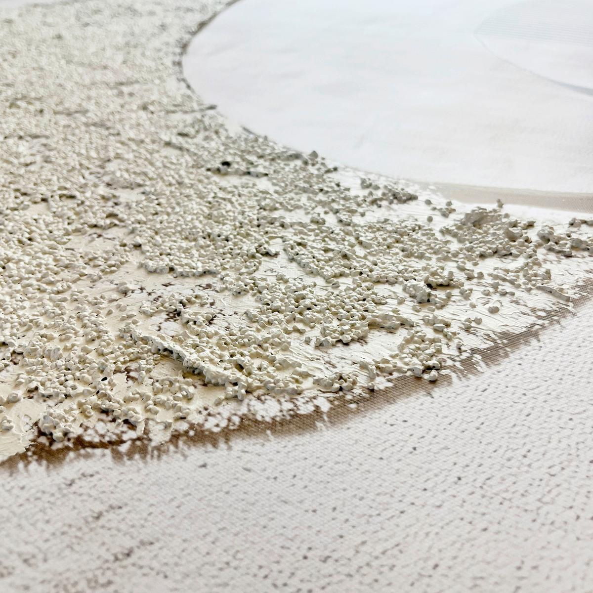 Leinwandbild CA Beige - Beige, Basics, Holz/Textil (70/100cm)