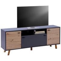 Măsuță TV TREND MX 186 - stejar Artisan/antracit, Modern, material pe bază de lemn (170/66/40cm) - Modern Living