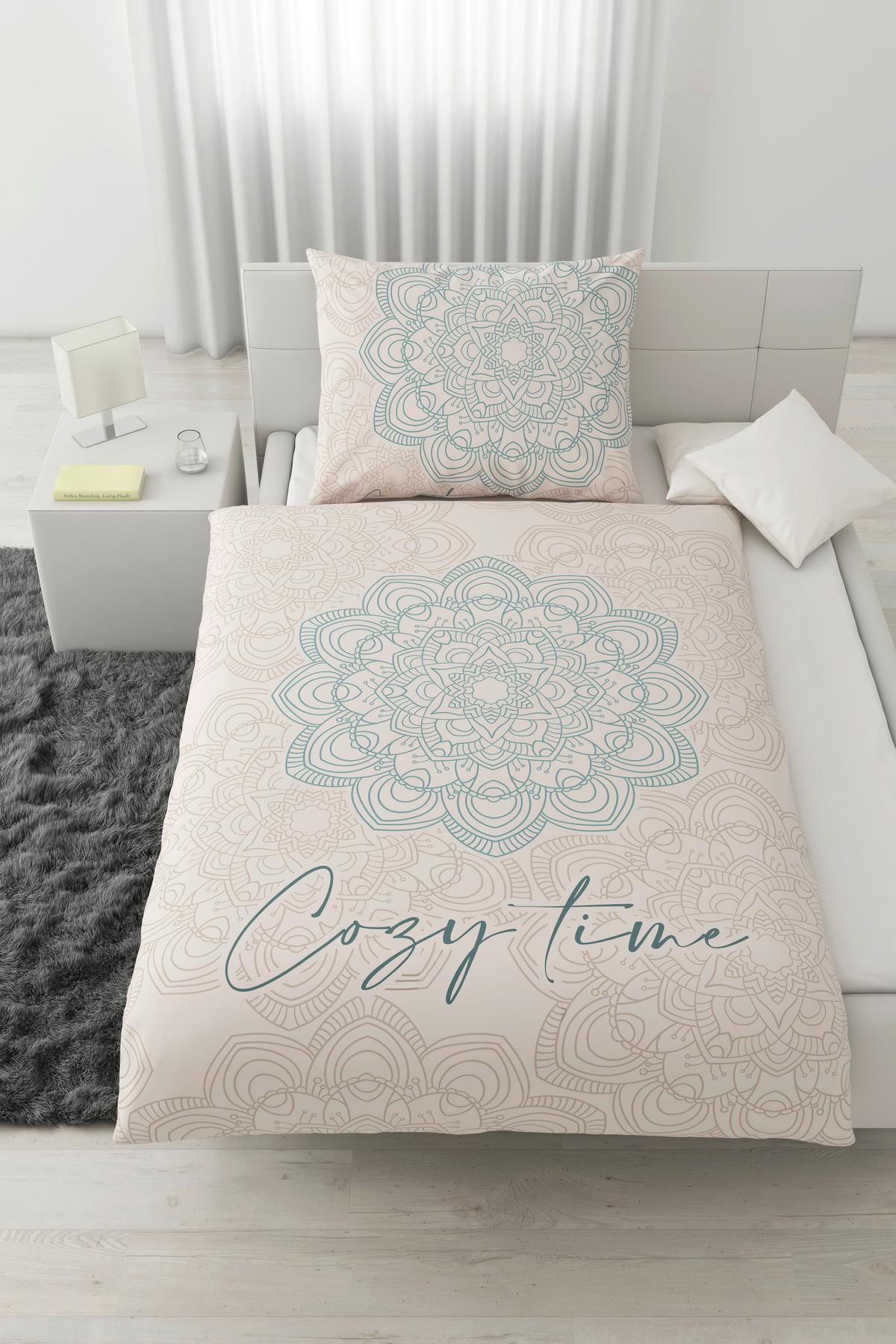 Ágyneműhuzat-garnitúra Kuschelzeit - bézs, Konventionell, textil (140/200cm) - Modern Living
