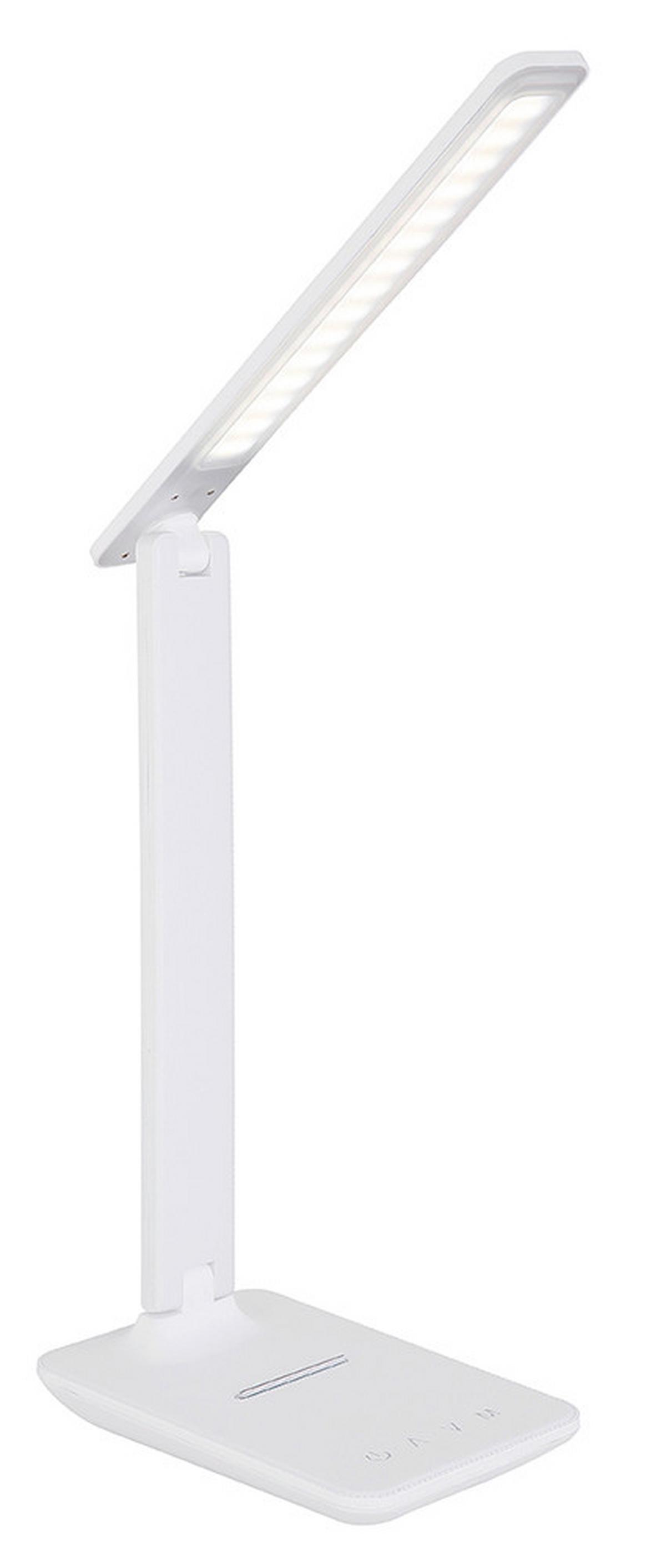 Namizna Led-svetilka Bulla, S Sijalko - bela/opal, Design, umetna masa (28,5/11,5/56,5cm) - Globo