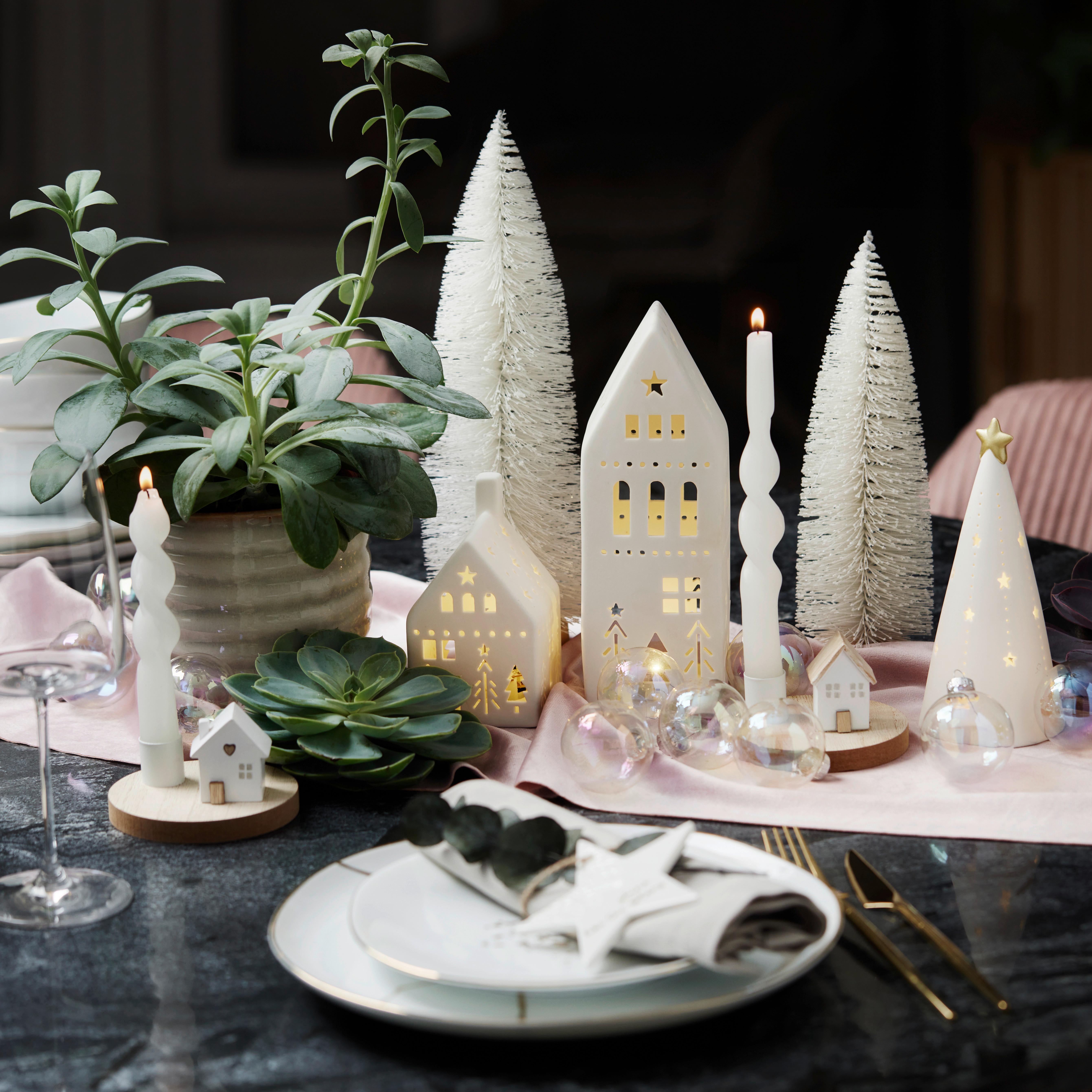 Stabkerze Carina Weiß, 2er Set - Weiß, MODERN (2,5/23cm) - Modern Living