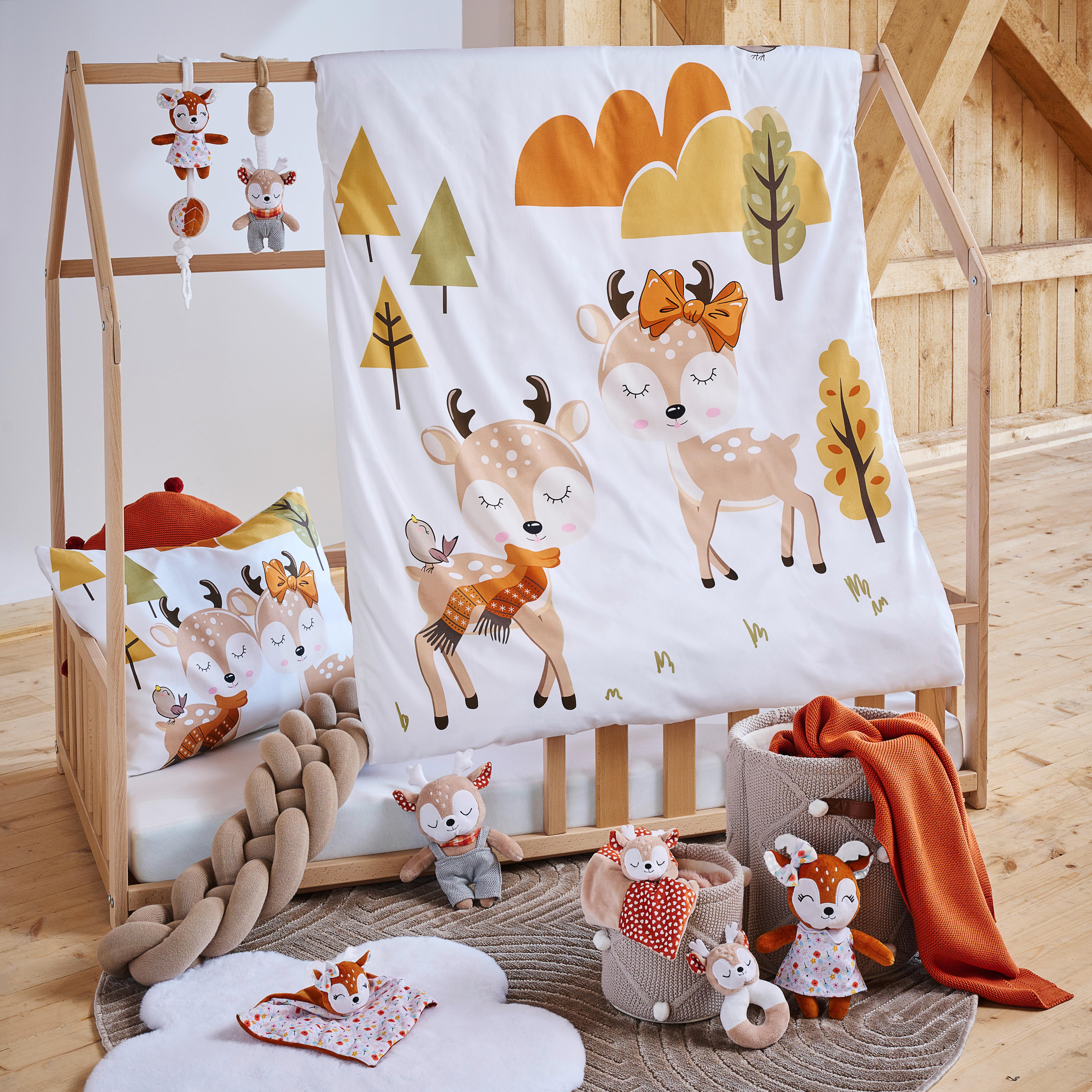 OCHRANIACZ DO ŁÓŻECZKA PLAIN KNIT COT RIM BUMPER - taupe, Design, tkanina (15/220cm) - Patinio