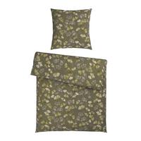 Bettwäsche Yuki XL Grün/Grau ca. 155x220cm - Grün, MODERN, Textil (155/220cm) - Mömax