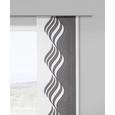 Lapfüggöny Paula - antracit, konvencionális, textil (60/245cm) - MÖMAX modern living