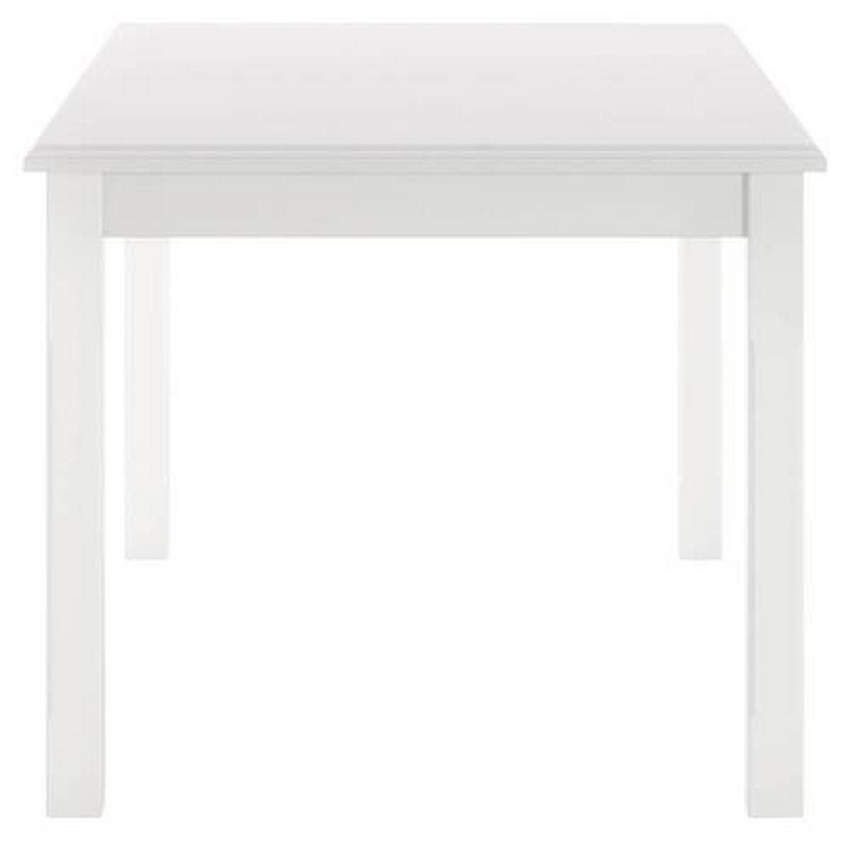 STÓŁ DO JADALNI CHARME - biały, Romantik / Landhaus, materiał drewnopochodny/drewno (200/100/75cm) - Livetastic