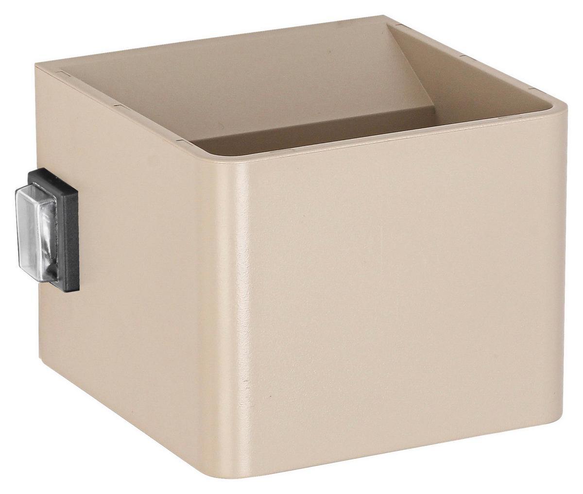LED-Wandleuchte Hero2 Sandfarben max. 3 Watt - Sandfarben, MODERN, Kunststoff/Metall (10,28/10,1/8,05cm) - Modern Living