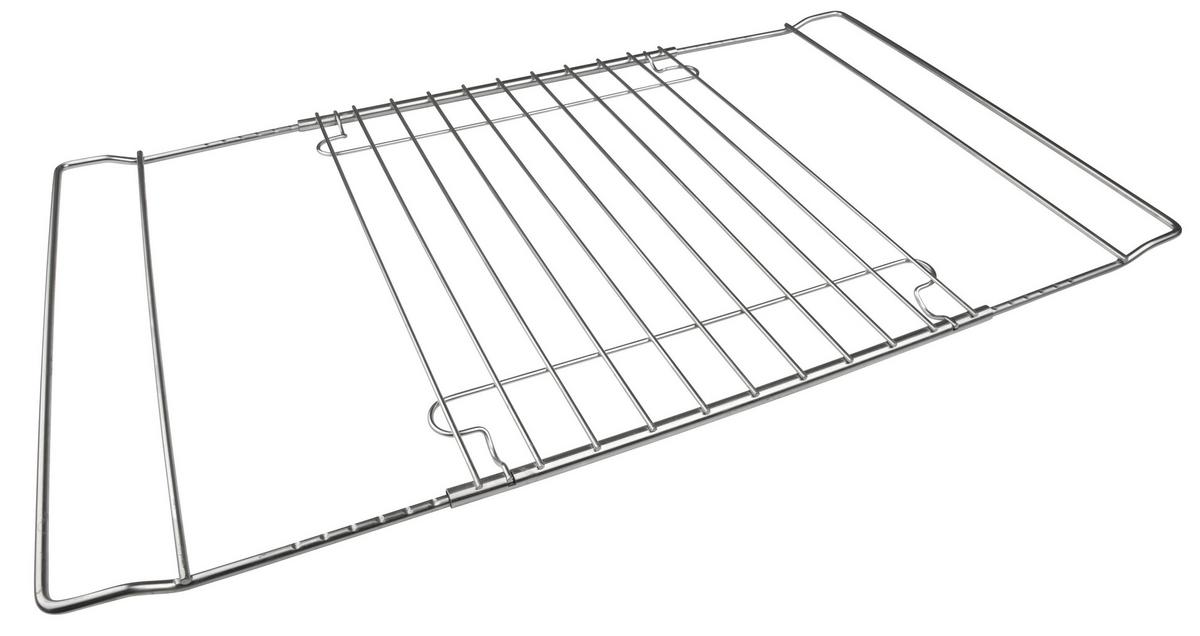 Backofenrost Rosty aus Edelstahl - Silberfarben, Konventionell, Metall (33/37,7-52/2cm) - Zenker