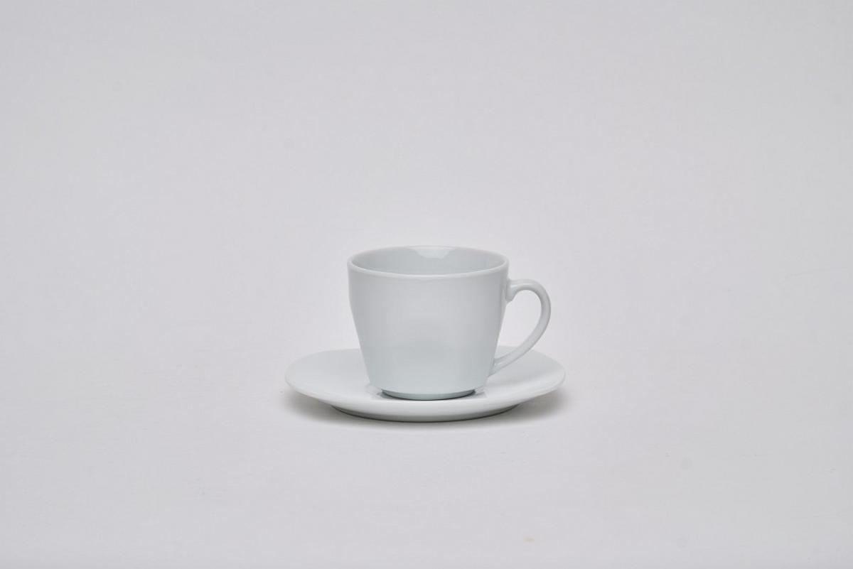 SERWIS OBIADOWO-ŚNIADANIOWY ASCONA - biały, Basics, ceramika - Novel