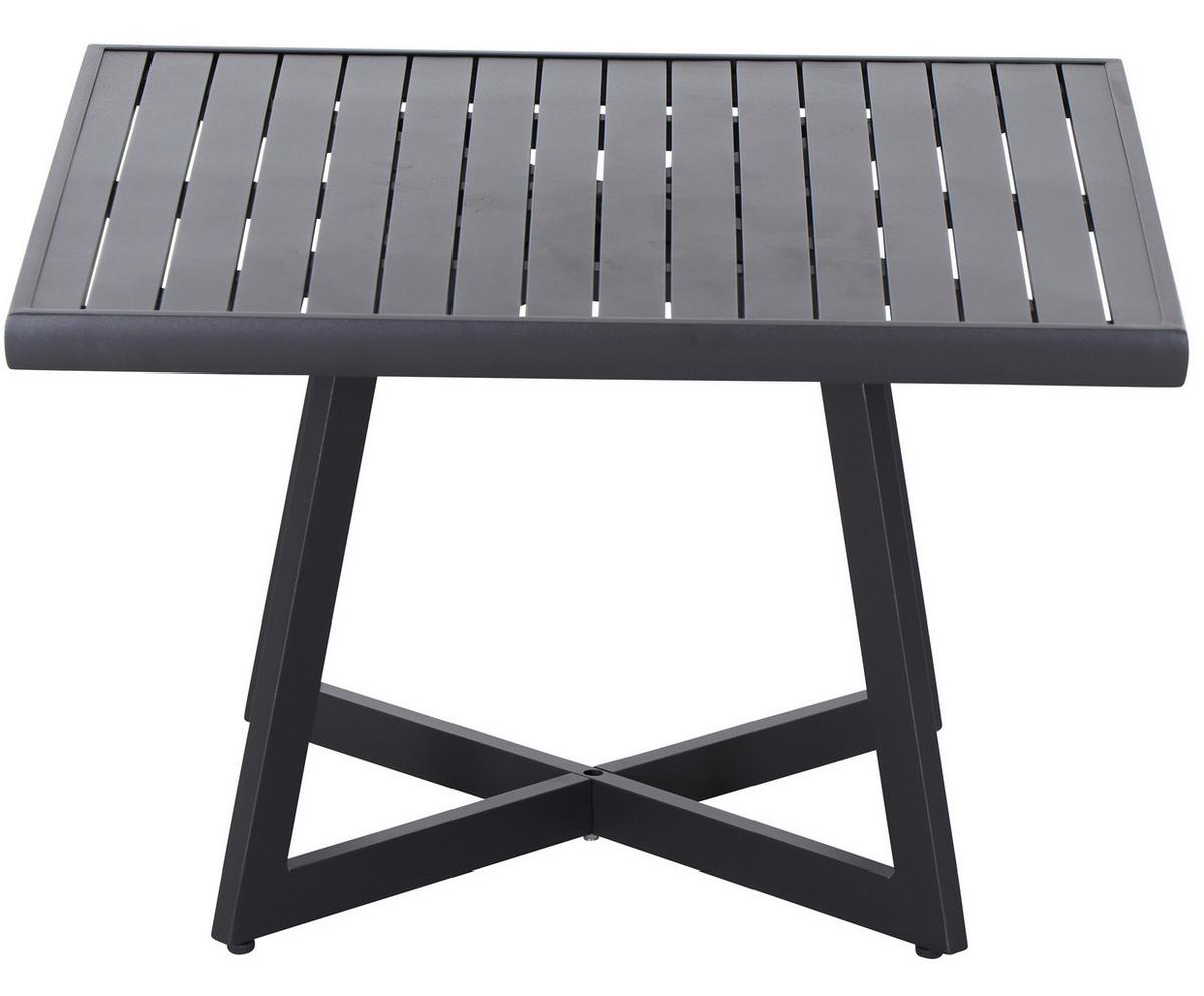 Siena Garden Loungetisch ca.70x70x45cm Anthrazit - Anthrazit, KONVENTIONELL, Metall (70/70/45cm) - Siena Garden