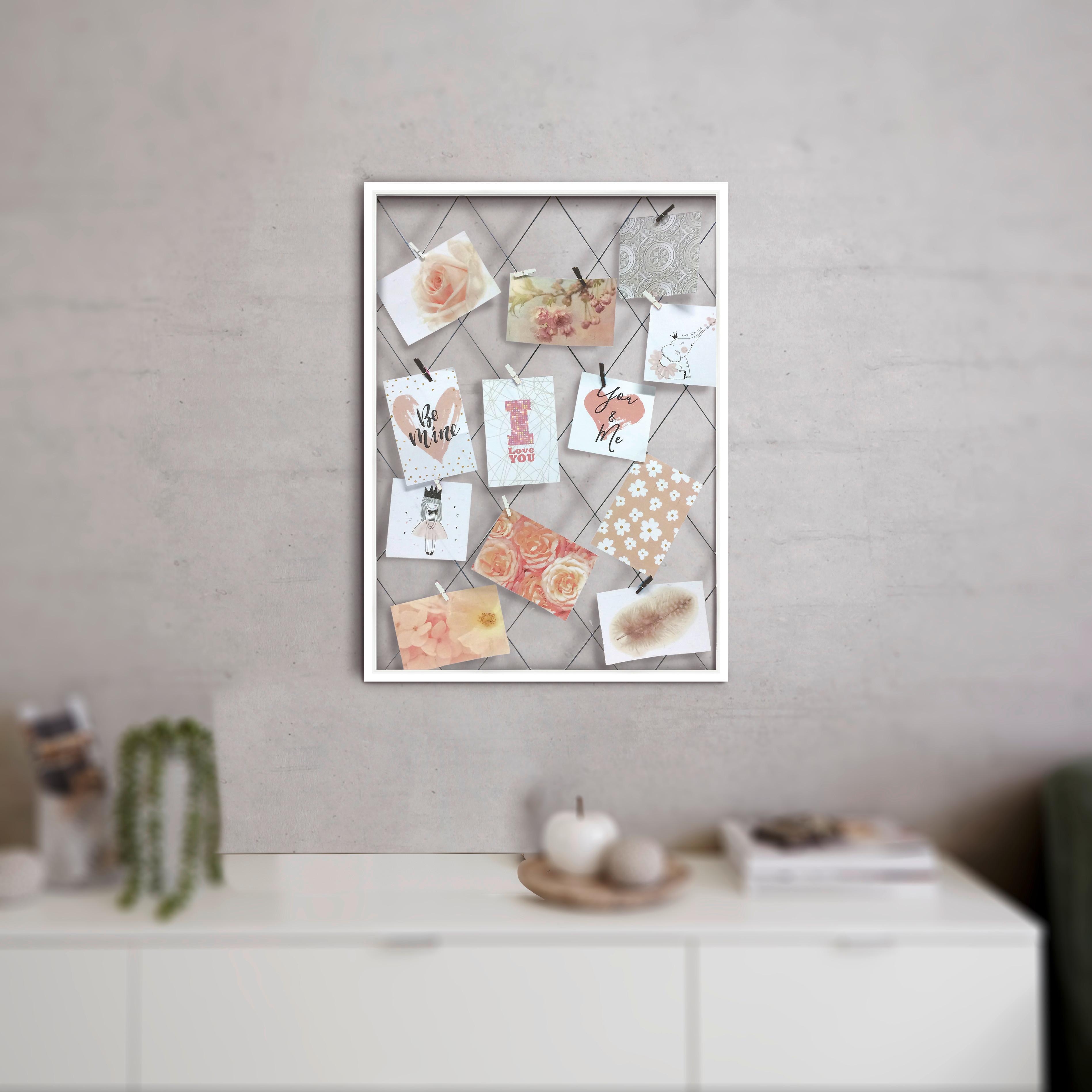 Okvir Za Slike Angel - črna/bela, Basics, kovina/les (75/55/1,5cm) - Modern Living