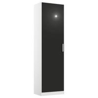 DULAP USI ROTATIVE BERLIN - alb/gri, Modern, material pe bază de lemn (47/197/54cm) - Modern Living