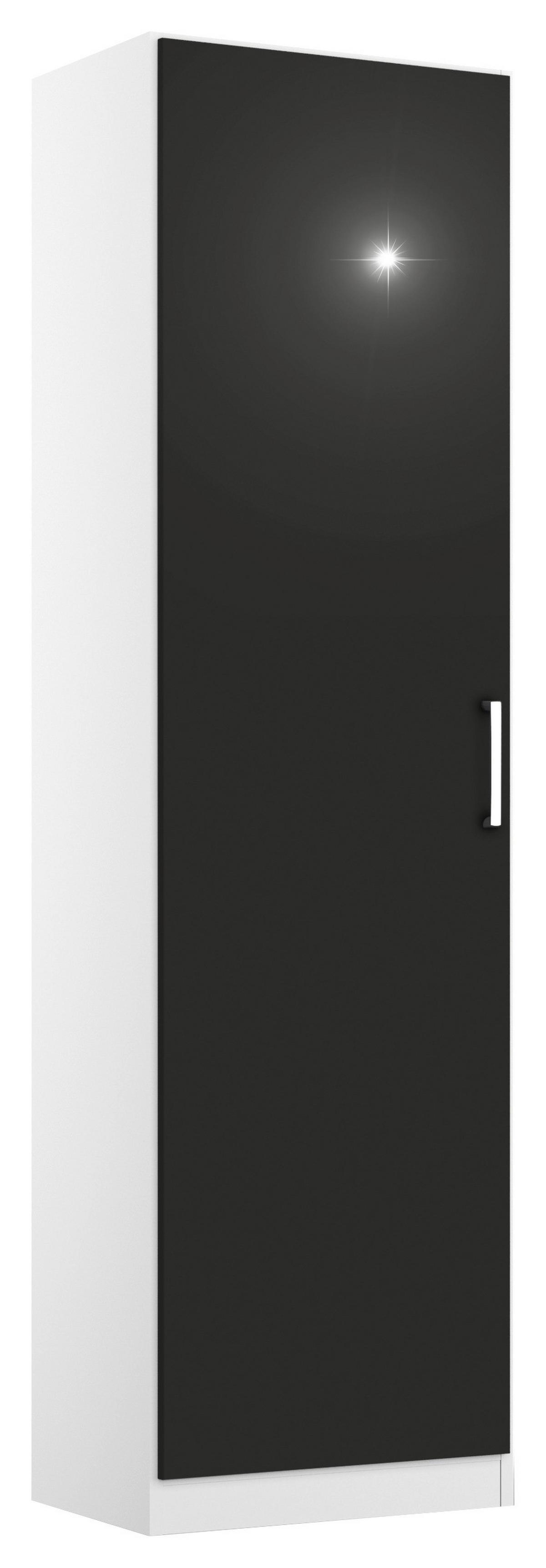 DULAP USI ROTATIVE BERLIN - alb/gri, Modern, material pe bază de lemn (47/197/54cm) - Modern Living