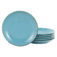 Set Desertnih Krožnikov Blue, 6-Delni - svetlo modra, Trend, keramika (21cm) - Creatable