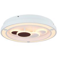 Led Svjetiljka Stropna 48405-50 - bijela, Design, metal/plastika (48/8.2cm) - Globo
