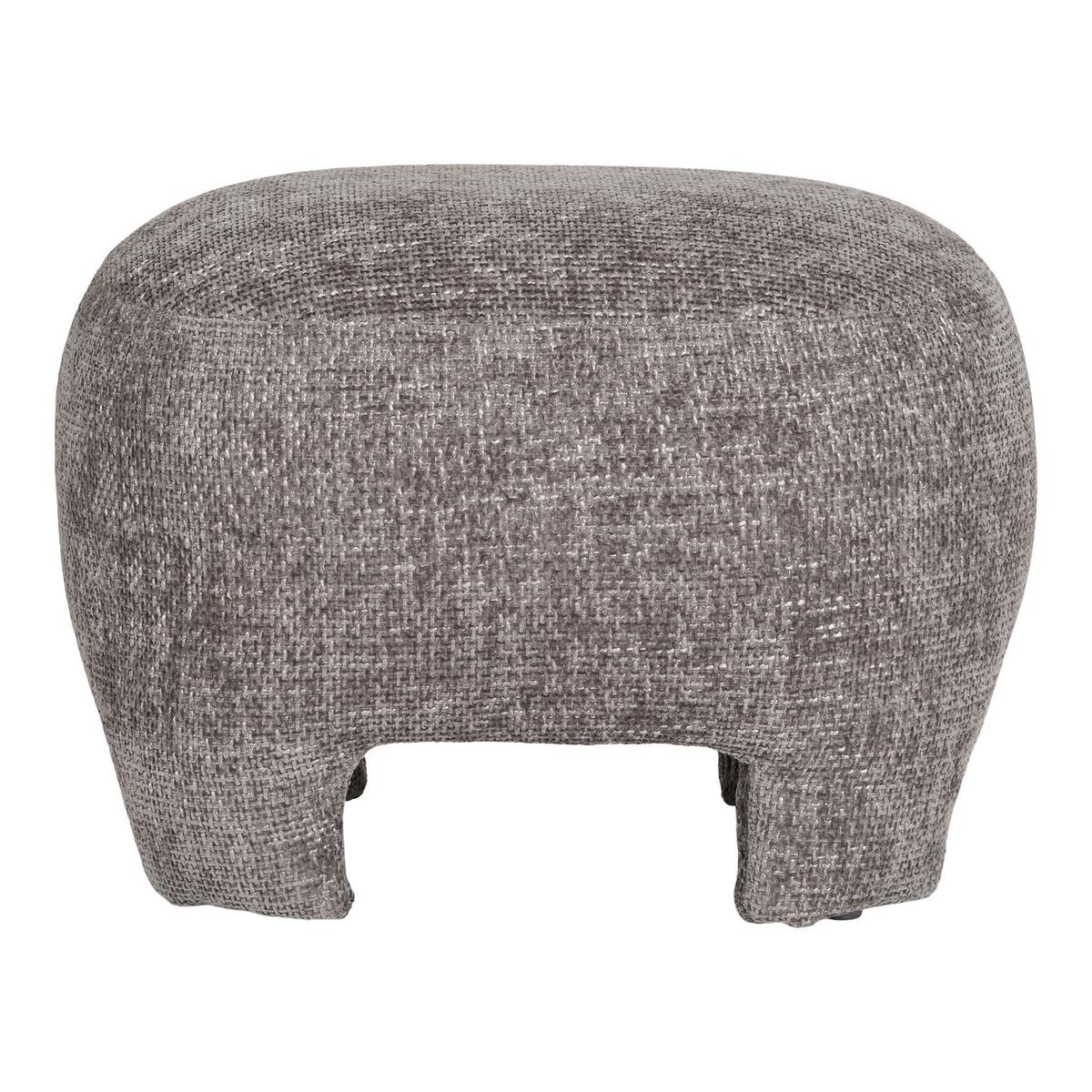 Pouf Nazare Grau - Basics, Textil (53/38/41cm)