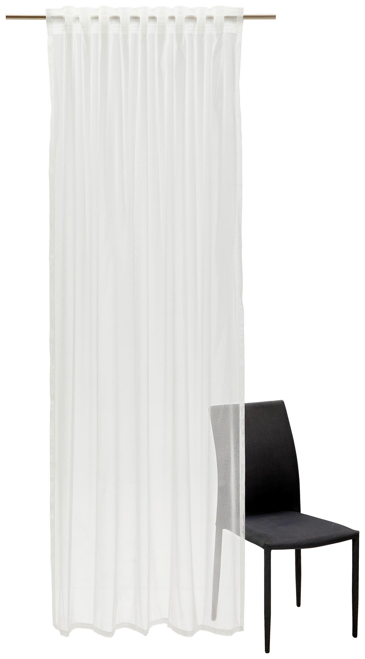 ZASŁONA GOTOWA MINO - biały, Konventionell, tkanina (140/245cm) - Dieter Knoll
