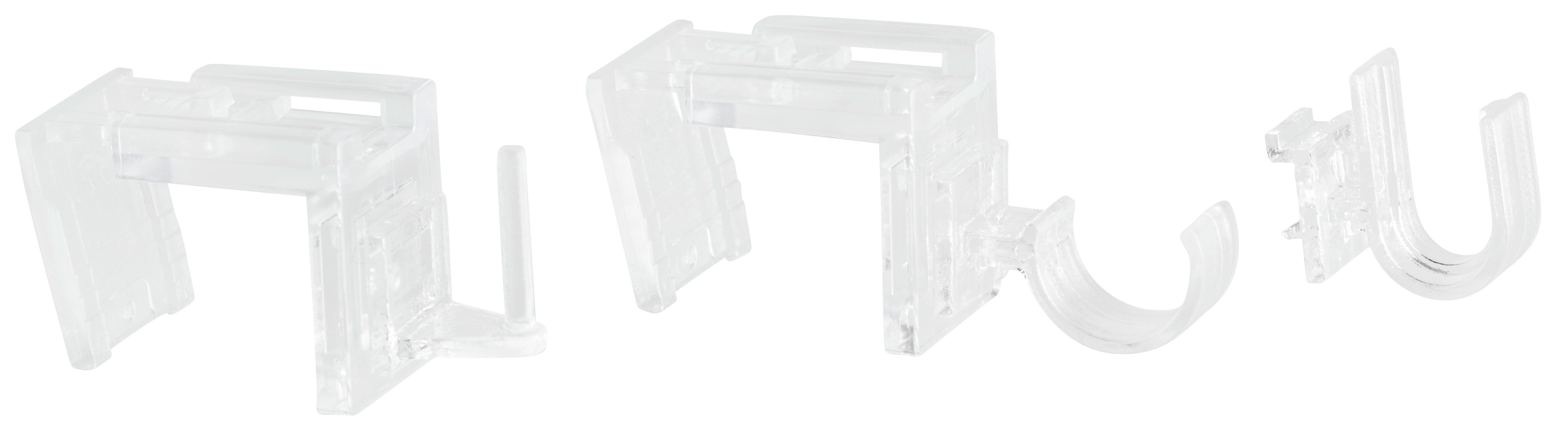 Cleme de prindere Ferdi - străveziu, plastic - Modern Living